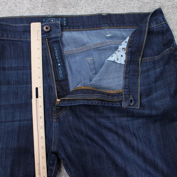 Lucky Brand Jeans Mens 48x26 Blue 181 Relaxed Straight Cotton Stretch 5-Pocket - Picture 9 of 15